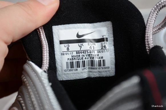 BULLET” 97 MAX AIR 884421-001 NIKE “SILVER 0301